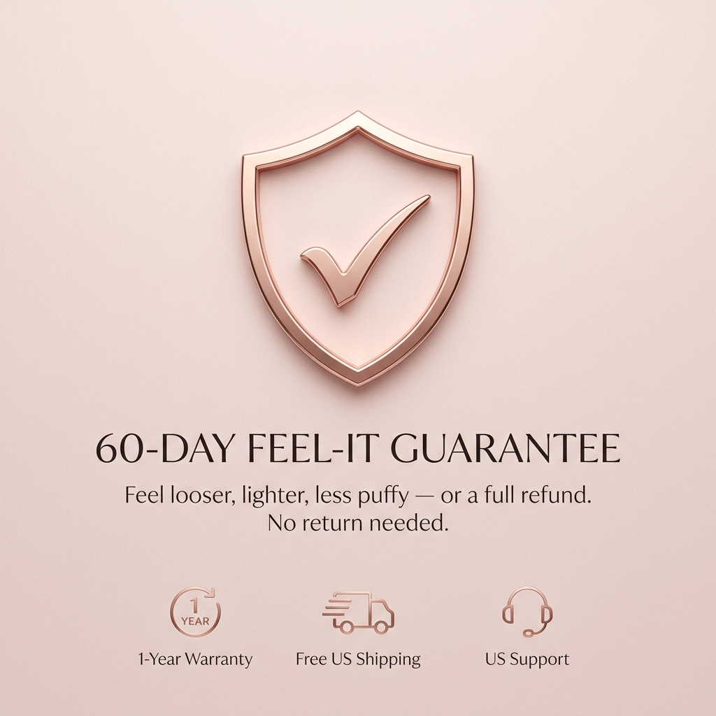 60-day feel-it guarantee + 1-year warranty