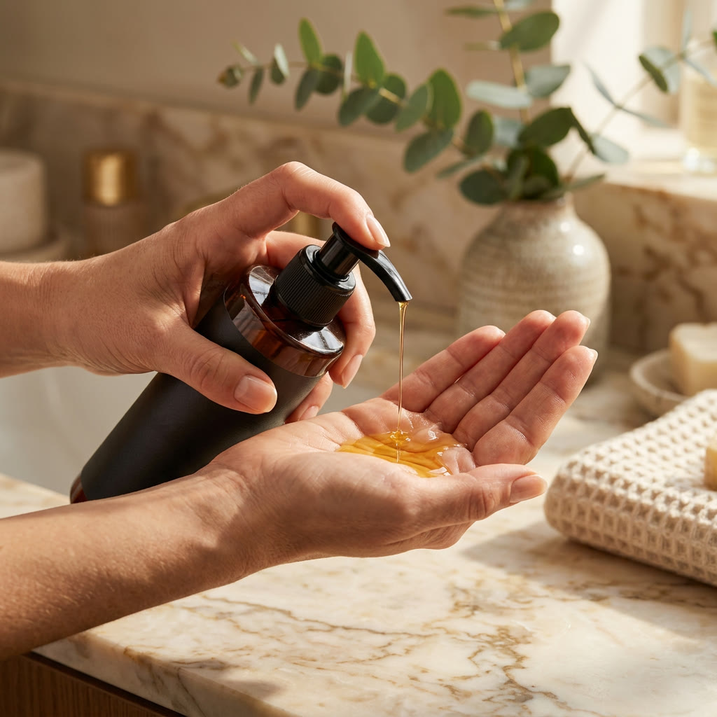 Step 1 — the drainage massage