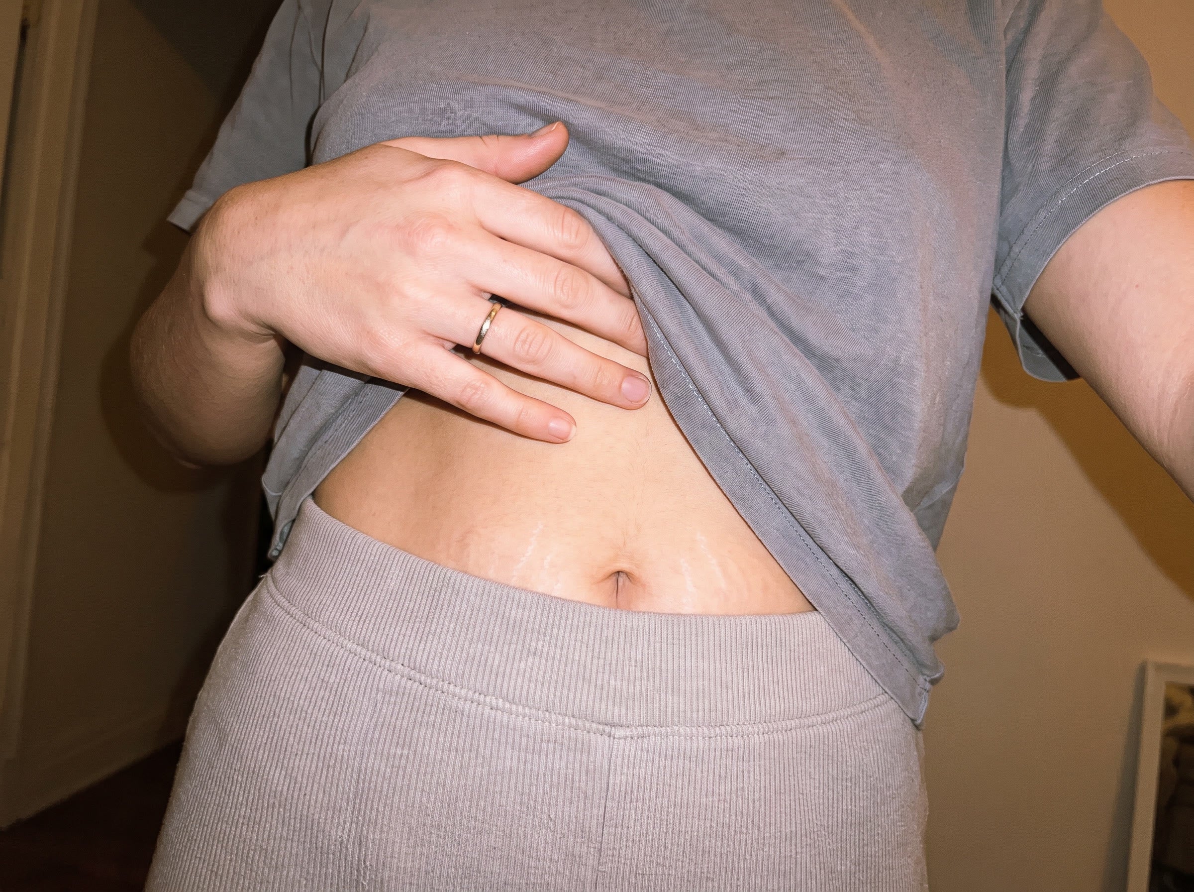 Your belly did the hardest work of your life